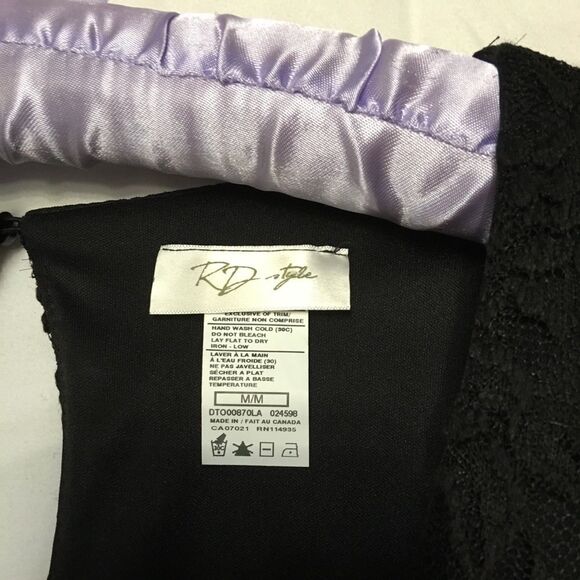 RD Style Beringer Black Lace Keyhole Top – Size M (NWOT) - Picture 3 of 6